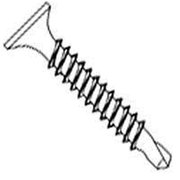 HOMESTEAD Drywall Screw, #6 x 1-7/8 in, Bugle Head Phillips Drive HO424142